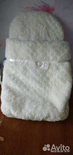 Конверт -одеяло на выписку и прогулок осень- зима