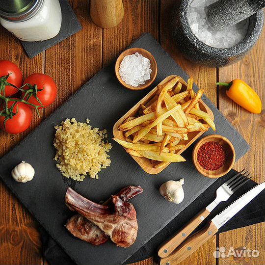 Сервировочная доска из камня / блюдо для подачи