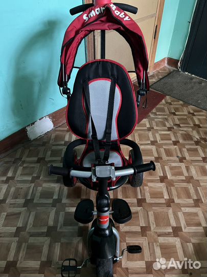 Детский велосипед с родительской ручкой