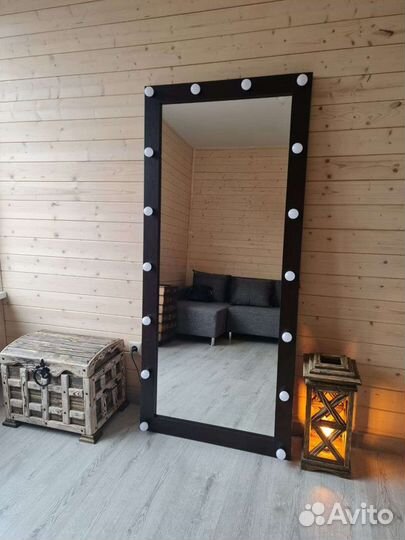 Зеркало с 16 лампочками ручной работы,Турция