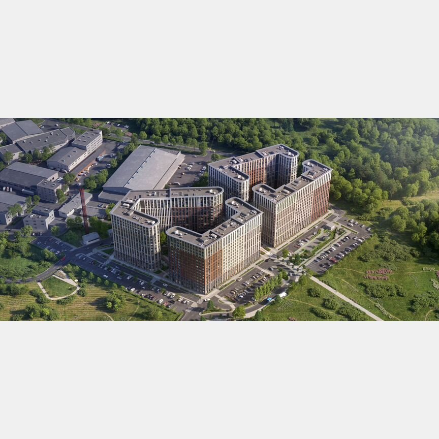 1-к. апартаменты, 48,6 м², 1/16 эт.