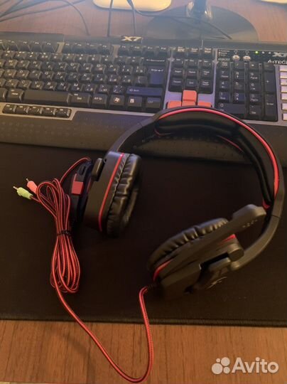 Игровые наушники с микрофоном sven