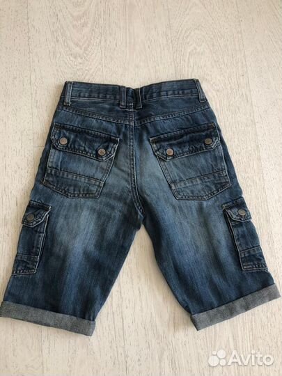 Шорты джинсовые на мальчика 134-140