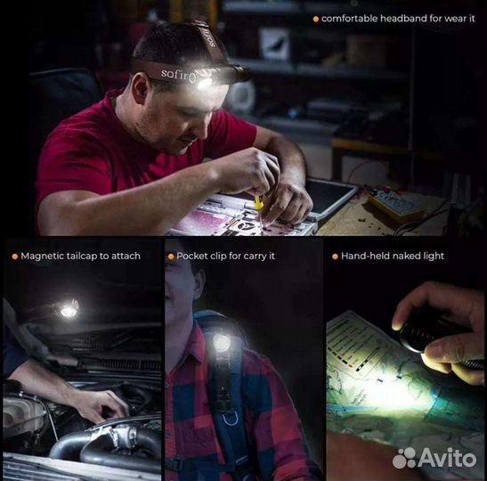 Налобный фонарь Sofirn SP40A +
