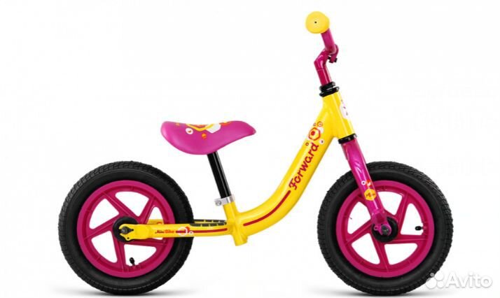 Беговел Forward Mini Bike d-12 желтый