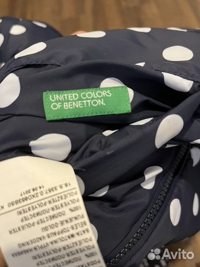 Куртка benetton двусторонняя