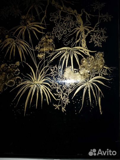 Художественное панно золото.Мотивы