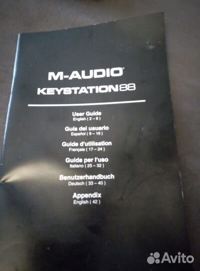 Midi-клавиатура 88 клавиш M-Audio Keystation 88 MK