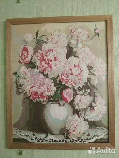 Пионы в вазе