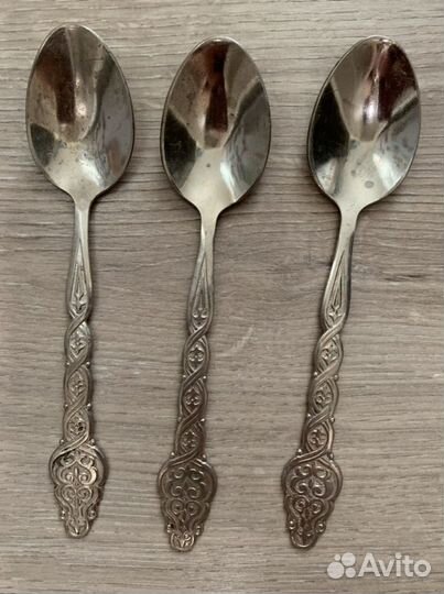 Ложки чайные мельхиор