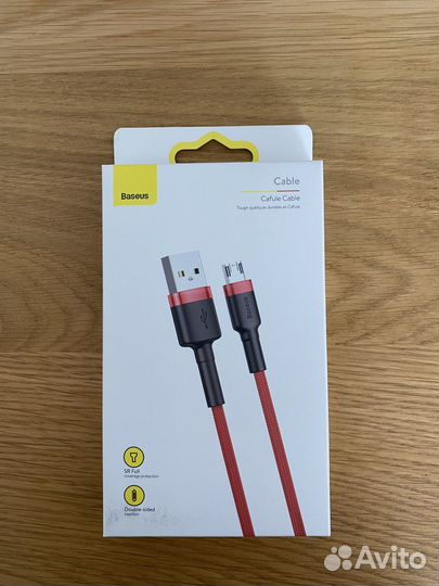 Двусторонний кабель micro-usb Baseus