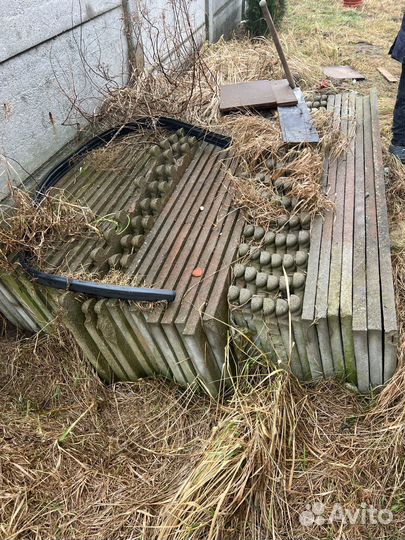 Бетонный забор секции