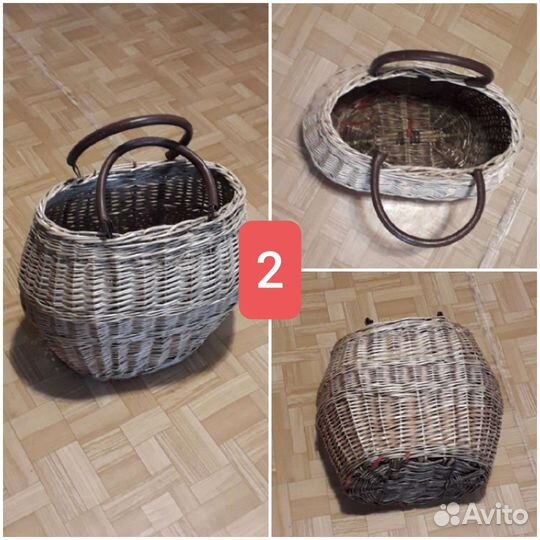 Корзины плетёные из лозы