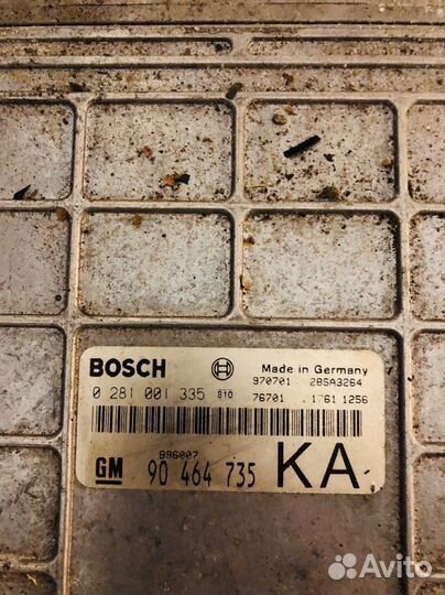 Эбу 0281001335 opel vectra B