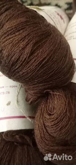 Пряжа чистошерстяная СССР ровница