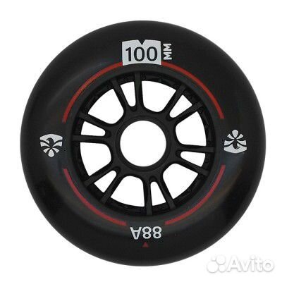 Колеса для роликов FE Phantom 100mm/88A Черный