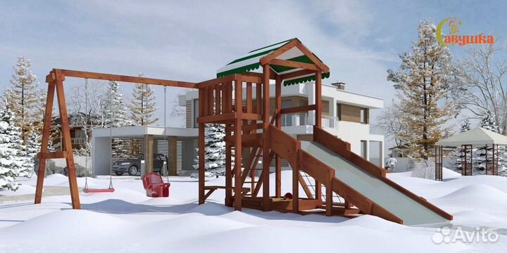 Детская площадка, городок Савушка 4 сезона Мастер