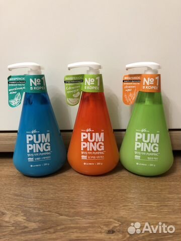 Корейская зубная паста Perioe Pumping пумпинг