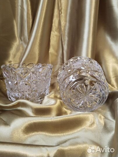 Хрустальная конфетница СССР