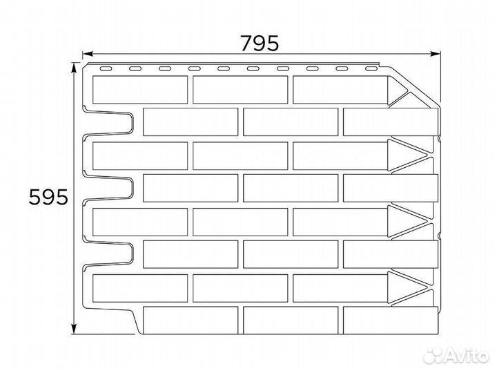 Фасадные панели FineBer Баварский кирпич
