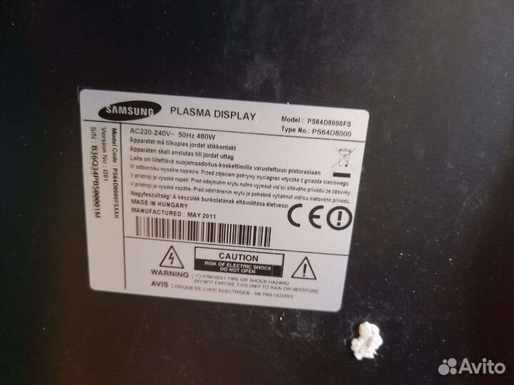 Блоки для телевизоров Samsung