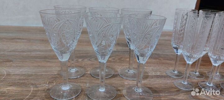 Продам набор хрустальных фужеров
