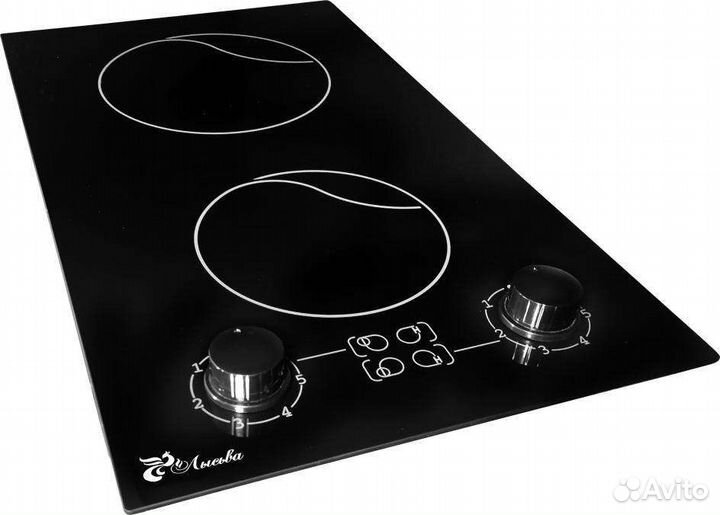 Варочная панель стеклокерамика 2-х