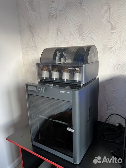 3Д принтер Bamboo p1s с AMS