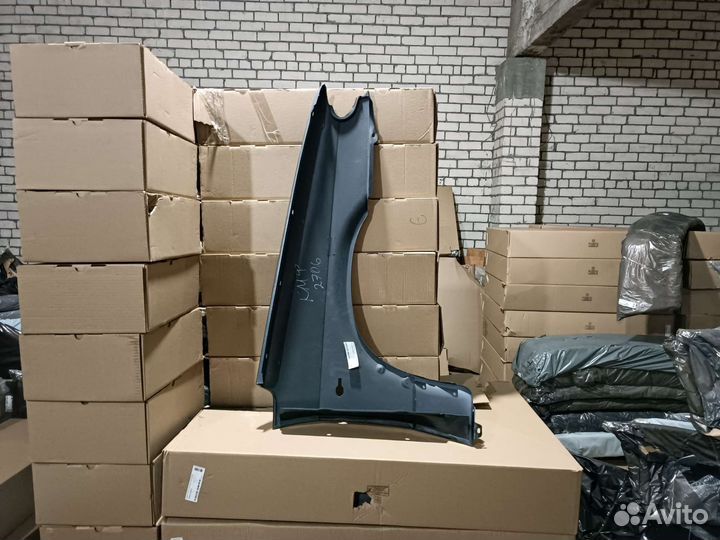 Крыло ваз 2114 2115 левое графитовый металлик 606