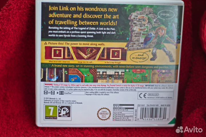 Игра The Legend of Zelda a link between worlds