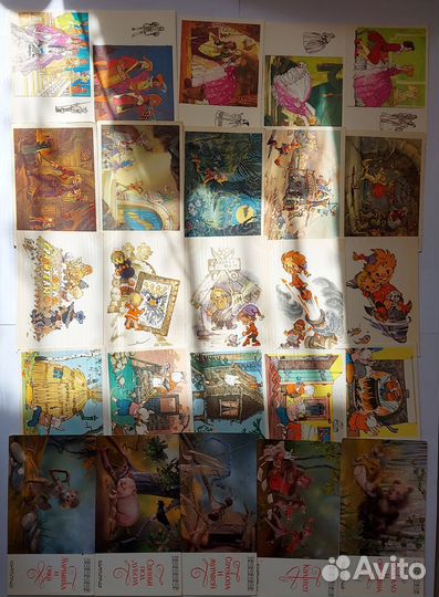 Открытки СССР Сказки, детские