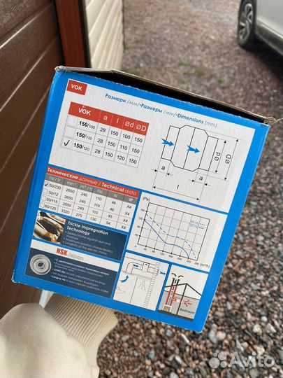 Канальный вентилятор Mmotors vok