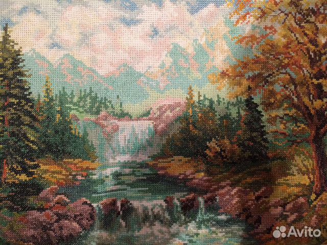 Готовая вышитая картина