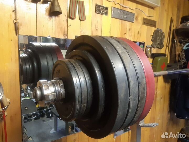 Штанга СССР ленинградка 240 кг