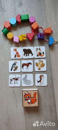 Детские книжки и пазлы