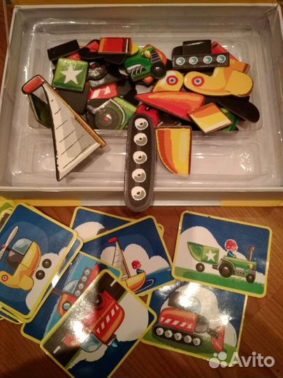 Настольная игра собирать машинки на магнитах