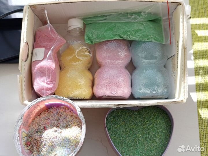 Цветной песок для творчества