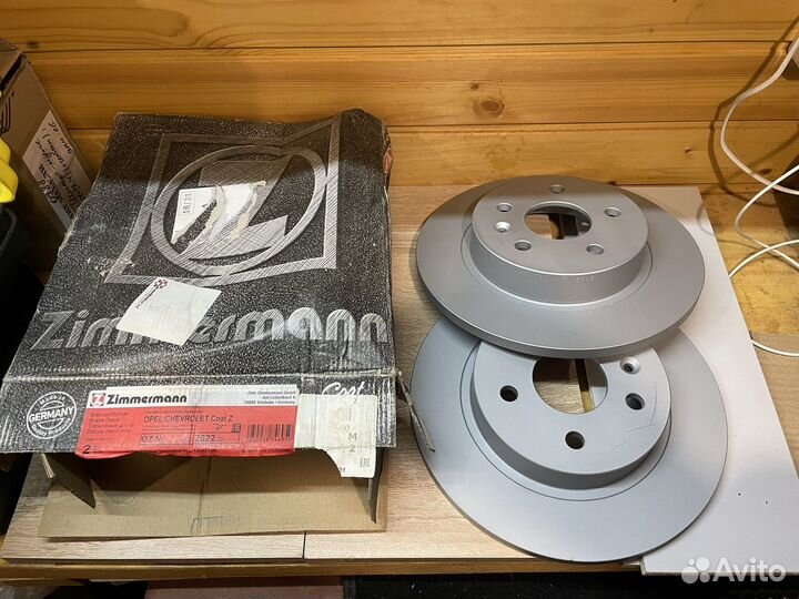 Диски тормозные задние aveo/cruze/astra J/mokka 09