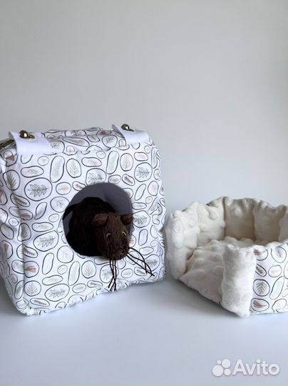 Гамачки, домики, лежанки для грызунов