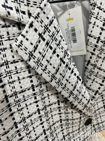 Твидовый жакет/укороченный пиджак