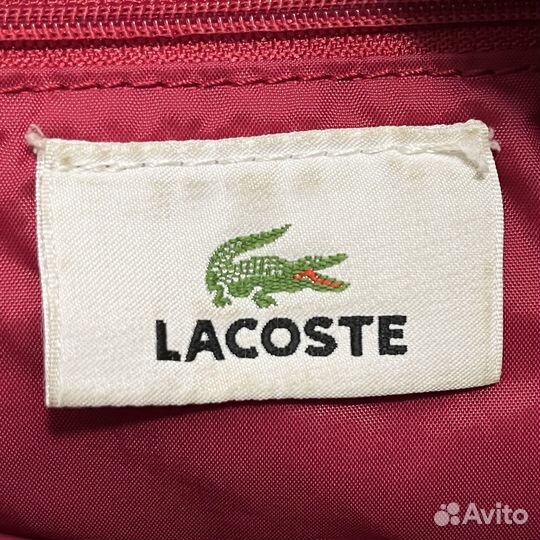 Лакост/Lacoste puffer bag сумка винтаж кросс-боди