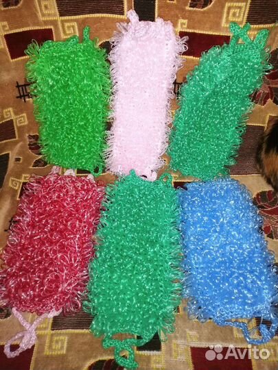 Мочалка ручной работы