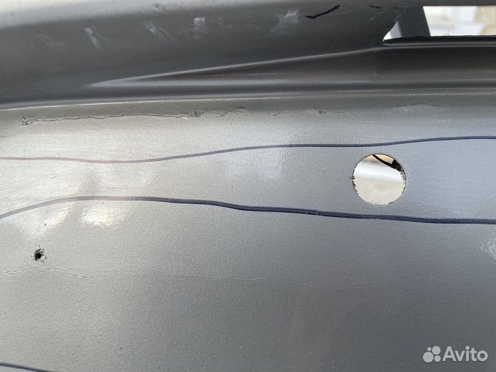 Задний бампер на renault logan 1 фаза 2