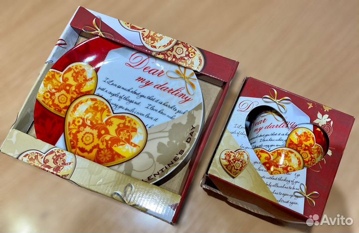 Подарочный набор (тарелка+кружка)