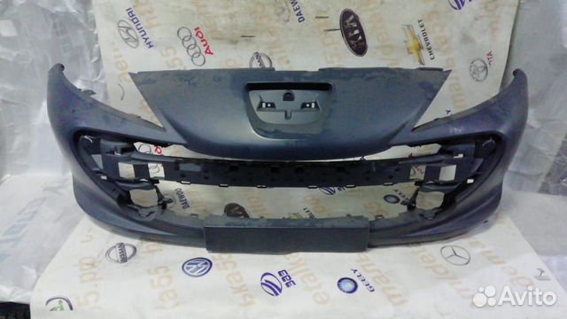 Бампер передний новый peugeot 207 05-10