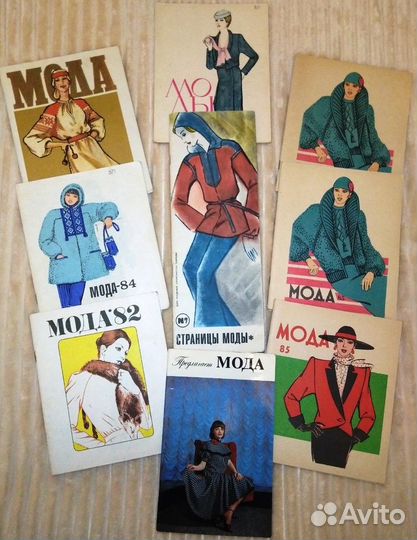 Журналы и брошюры мод, Вязание, Мурзилка