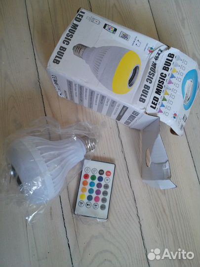 Лампа Bluetooth Колонка Музыка Свет