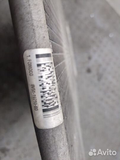 Радиатор кондиционера Ford Fiesta, 2010