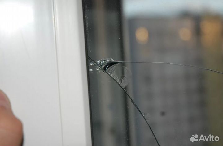 Замена стекла стеклопакета, Ремонт стеклопакетов