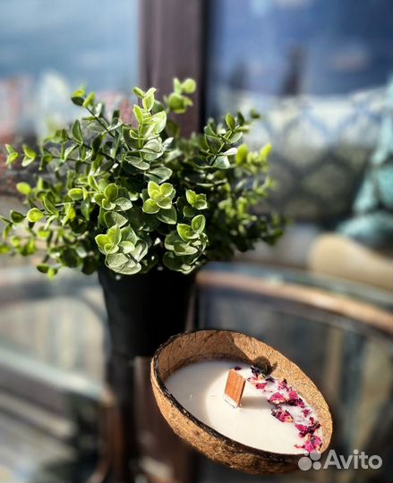 Свечи из кокосового воска